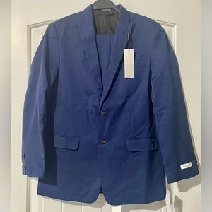 NEW Calvin Klein Boys Single Breasted Suit, Bright Blue 18, PERFECT FOR XMAS!